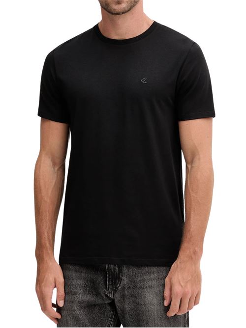 T-shirt slim in cotone stretch Calvin Klein | LV04LC240GUB1